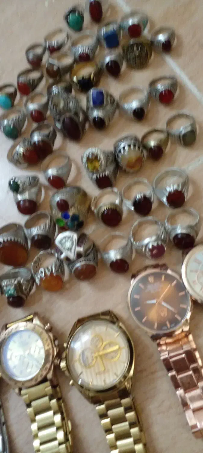 فر وش تعداد ۵۲  عددانگشترنقره مردانه قدیمی|جواهرات|تربت جام, حافظ|دیوار