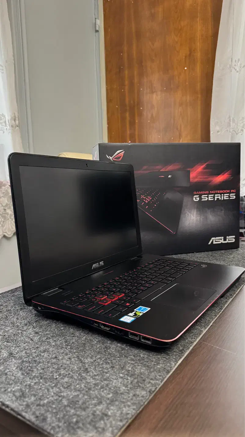 لپتاپ ASUS ROG G551VWارتقا دادهشده و کاملاً سالم|رایانه همراه|تهران, اختیاریه|دیوار