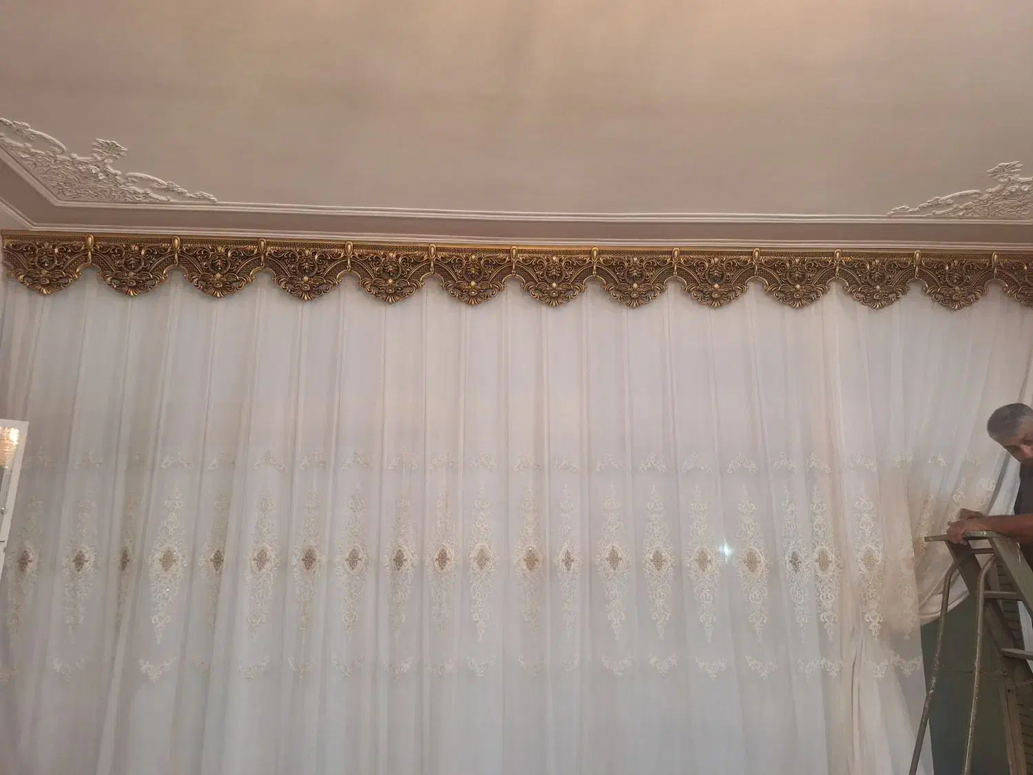 کتیبه ۵ متری در حد نو|پرده، رانر، رومیزی|اصفهان, مصلی|دیوار