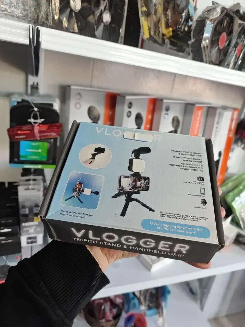 پایه بلاگری و نگهدارنده موبایل|دوربین عکاسی و فیلم‌برداری|زنجان, |دیوار