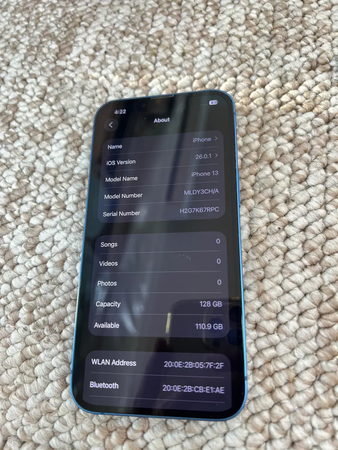 ایفون ۱۳ نرمال باطری ۹۹|موبایل|دامغان, |دیوار