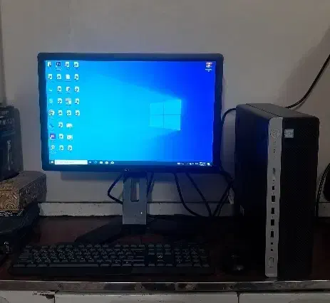 مینی کیس کامپیوتر نسل ۷ با مانیتور و بقیه وسایل|رایانه رومیزی|زنجان, |دیوار