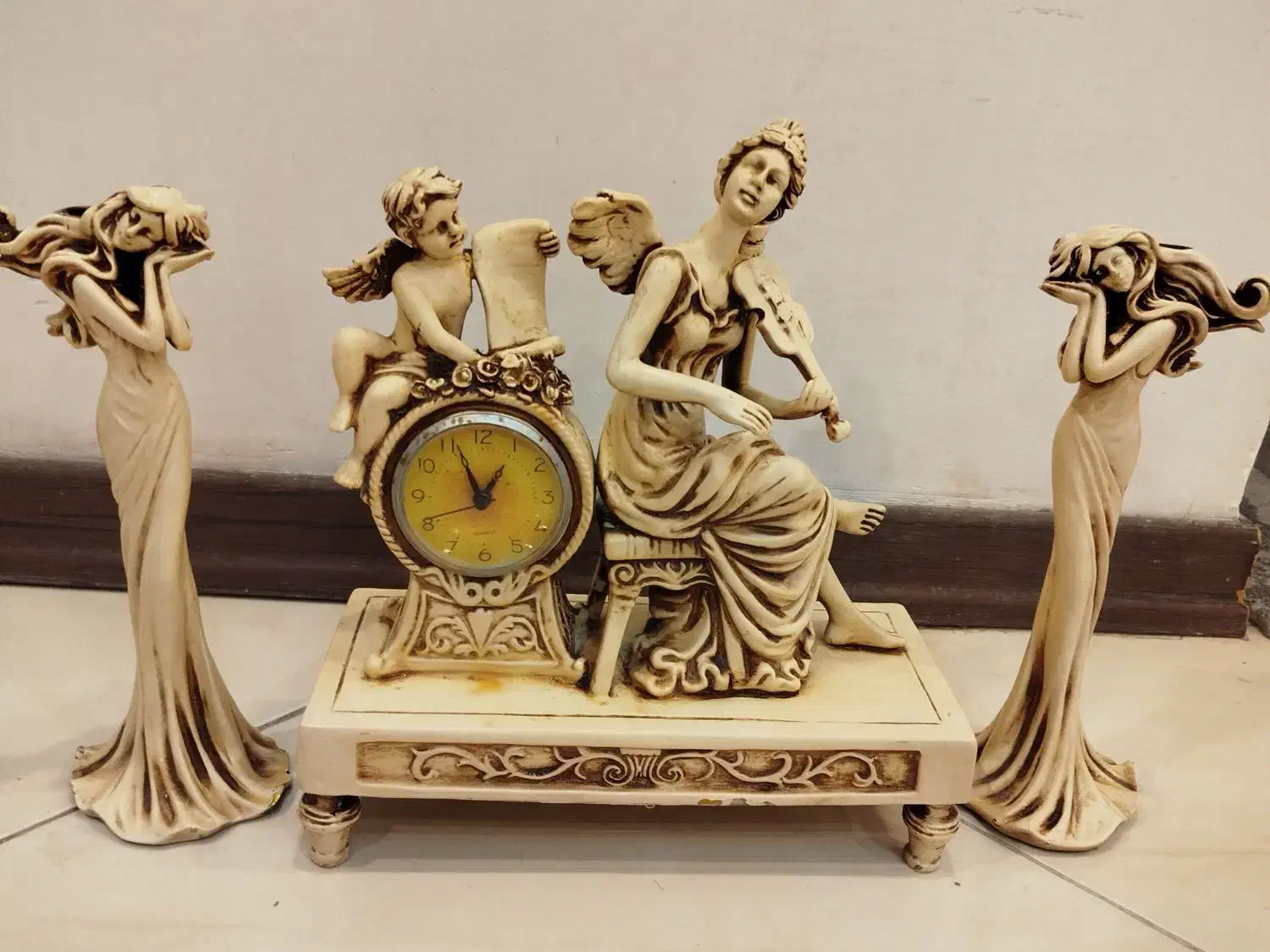 ساعت شمعدان|ساعت دیواری و تزئینی|اندیشه, شهرک مریم|دیوار