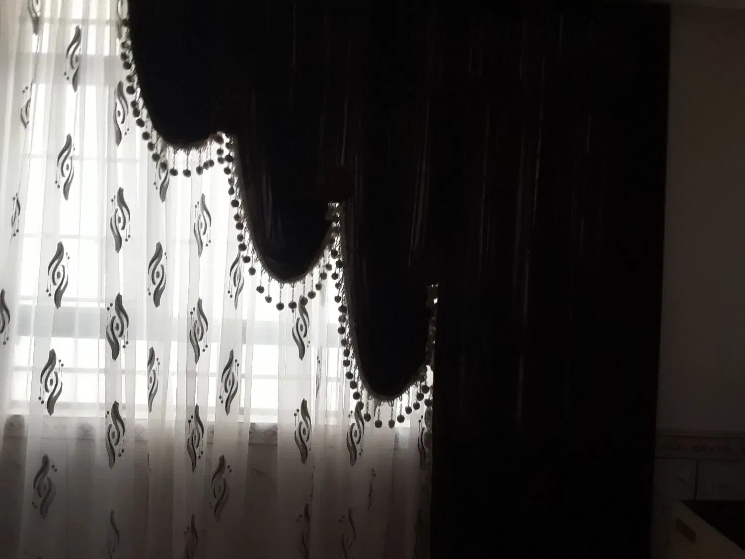 پرده بادستک|پرده، رانر، رومیزی|تربت‌حیدریه, پائین ولایت|دیوار