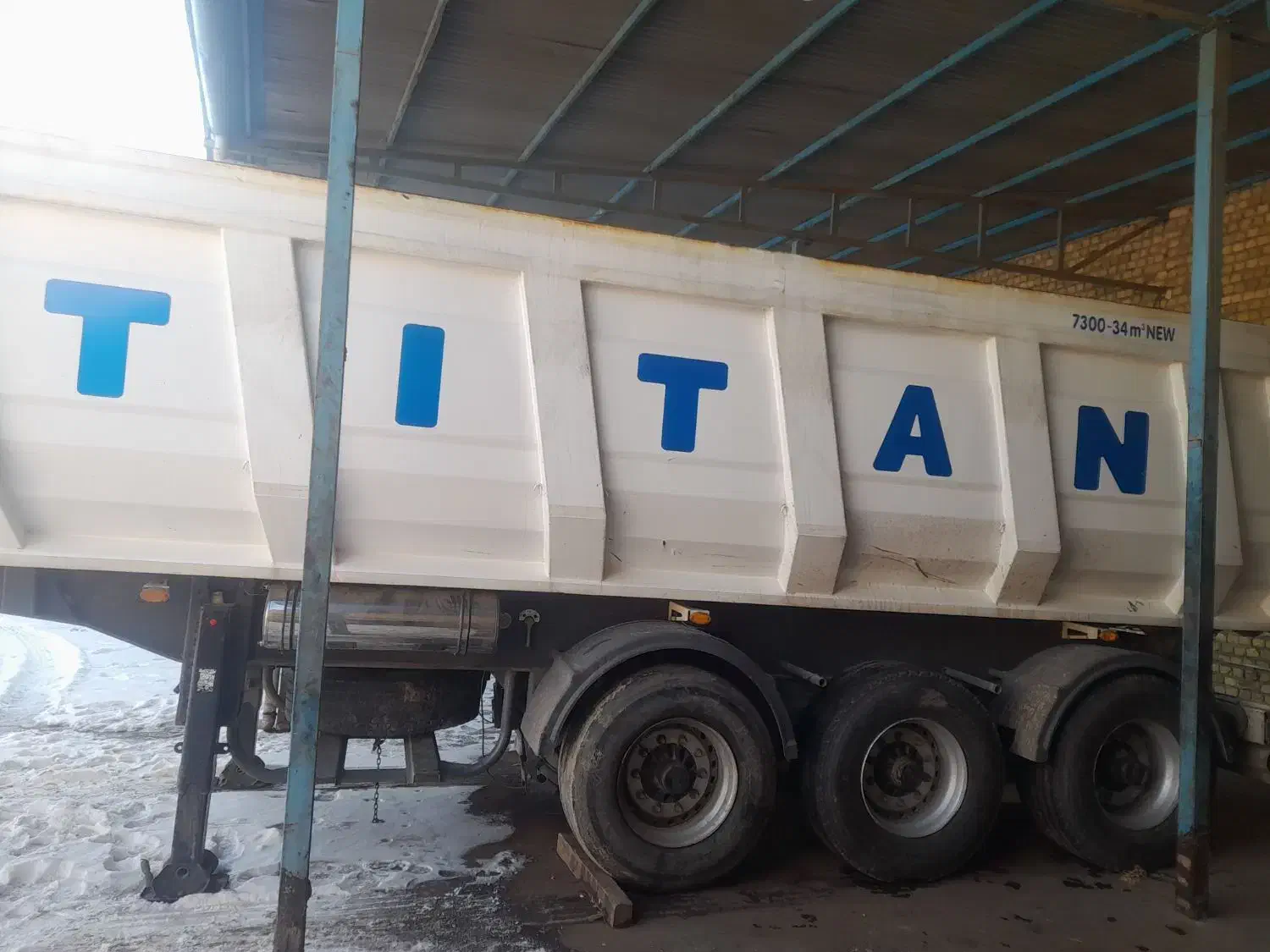 تریلی کمپرسی سه محور|قطعات یدکی و لوازم جانبی|قزوین, |دیوار