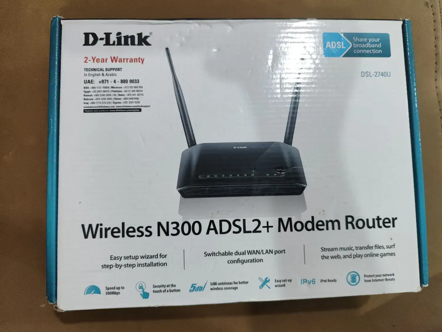 مودم نو و اک دلینک در حد نو و استفاده نشده به شرط|مودم و تجهیزات شبکه|بندر امام خمینی, |دیوار