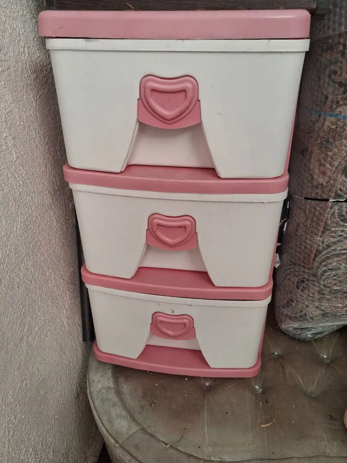 فایل ۳ کشو در حد صورتی|جاکفشی، کمد، دراور|رشت, کوی یخ|دیوار