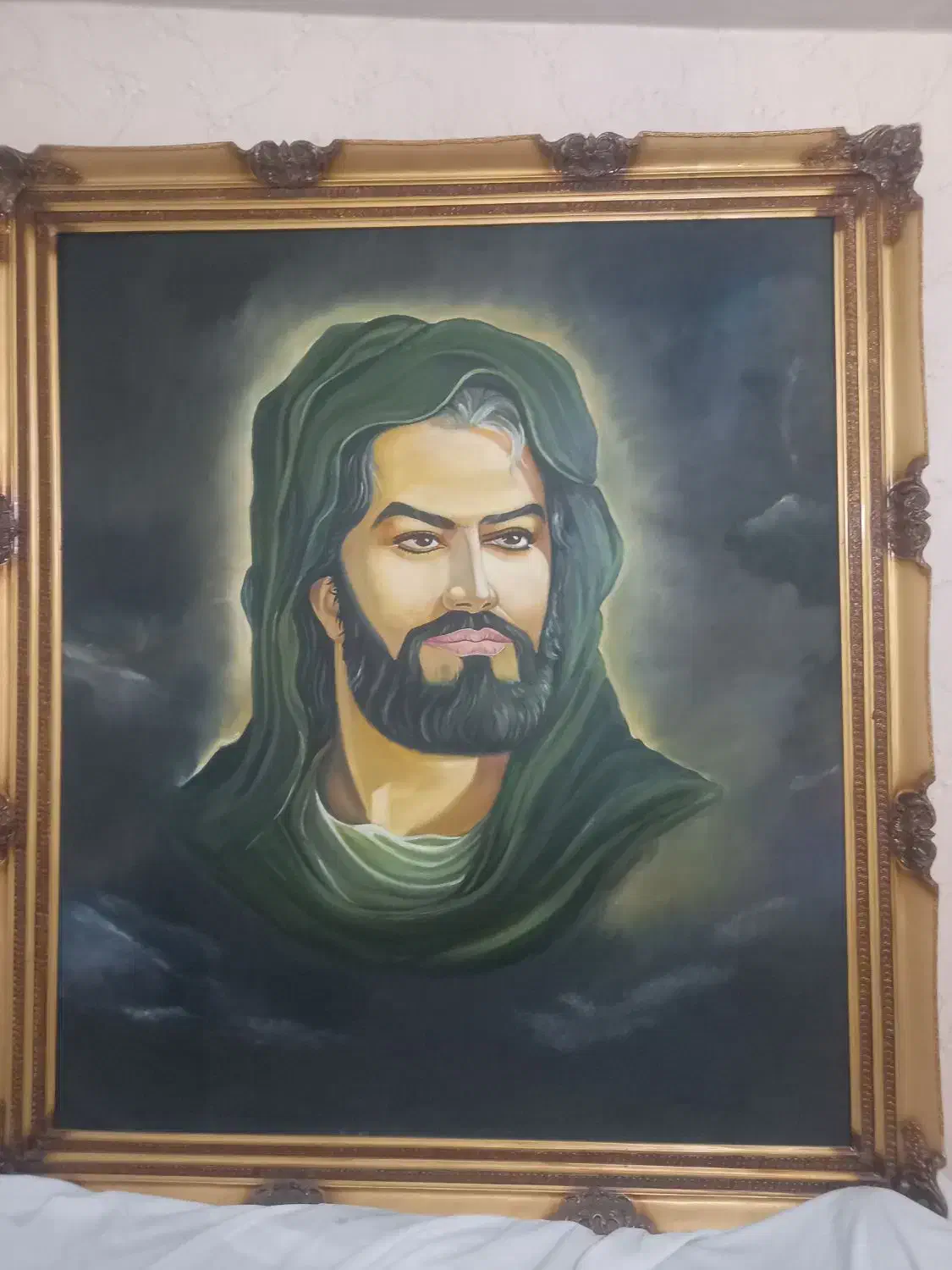 تابلو بوم قاب عکس نقاشی امام حسین (ع)|تابلو، نقاشی، عکس|شیراز, معالی‌آباد|دیوار