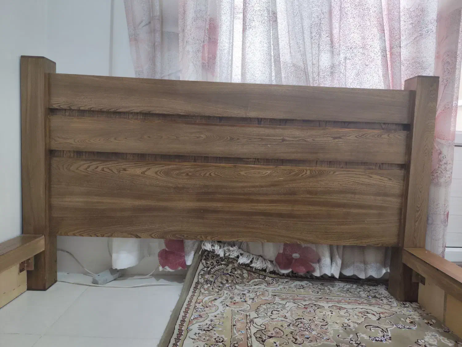 تخت دونفره چوبی|تخت و سرویس خواب|اسلامشهر, مطهری|دیوار