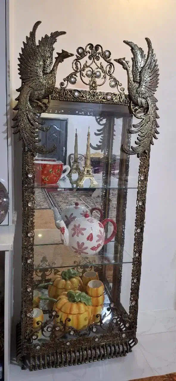 ویترین طرح طاووس|بوفه، ویترین، کنسول|باقرشهر, |دیوار