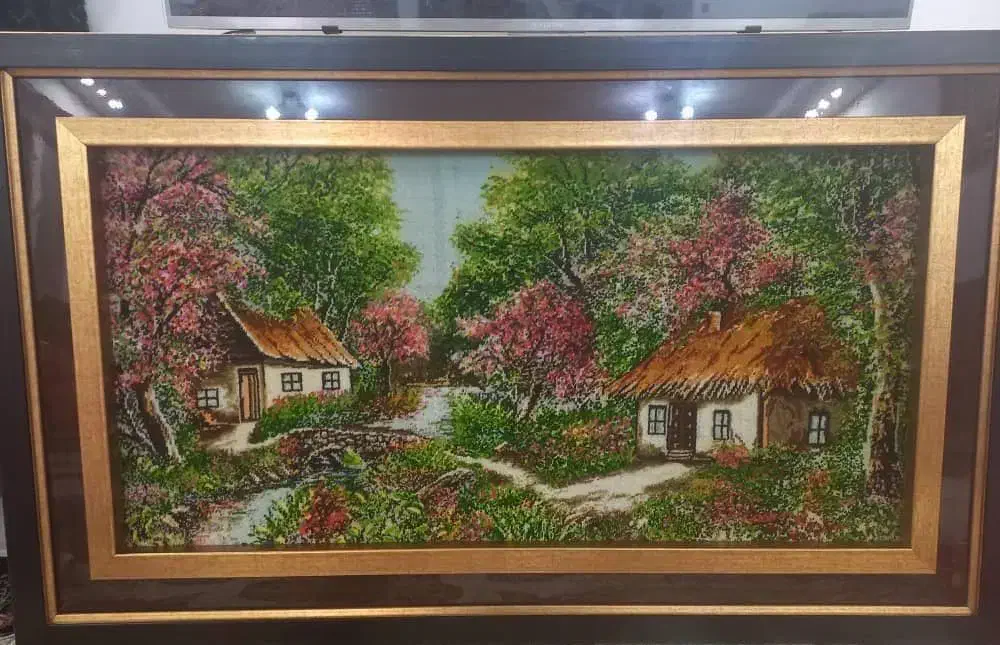 تابلو فرش دستباف دراندازه های متفاوت وقیمت متفاوت|تابلو فرش|تهران, شکوفه (عبدل آباد)|دیوار