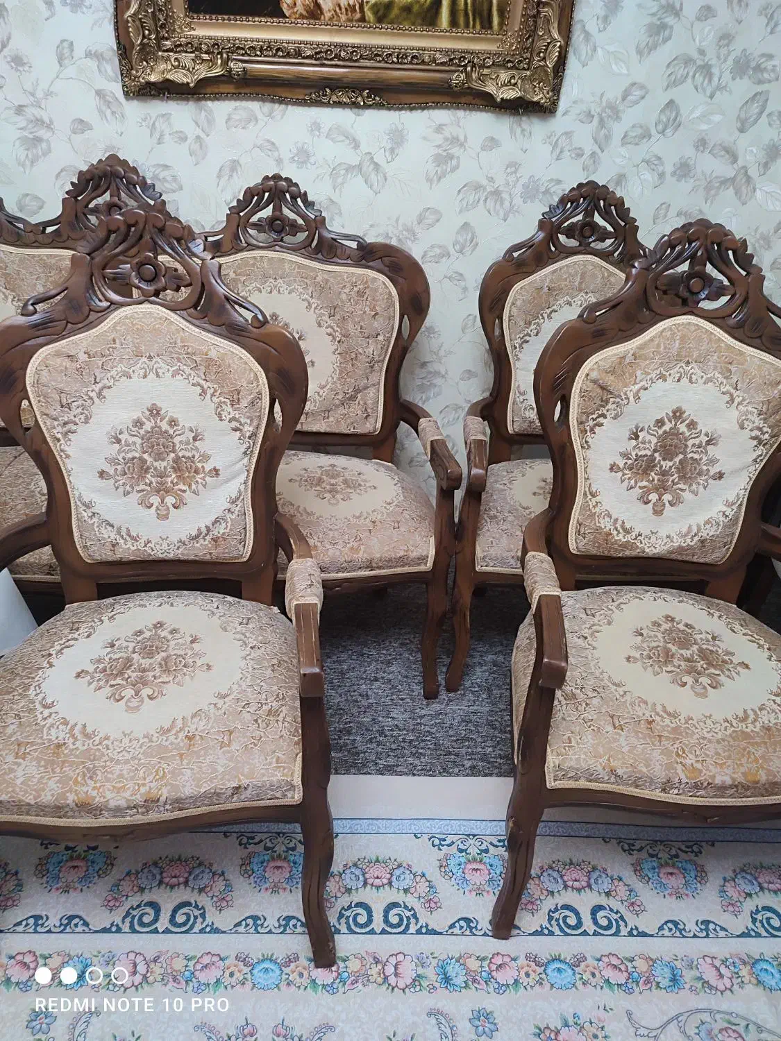مبل 9نفر چوبی|مبلمان خانگی و میز عسلی|تبریز, |دیوار