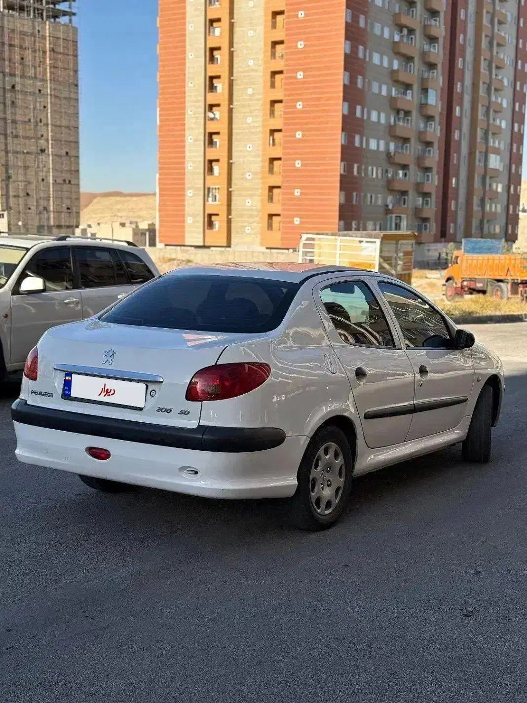 206SD V8 مدل 94 بدون رنگ در حد صفر|خودرو سواری و وانت|تبریز, |دیوار
