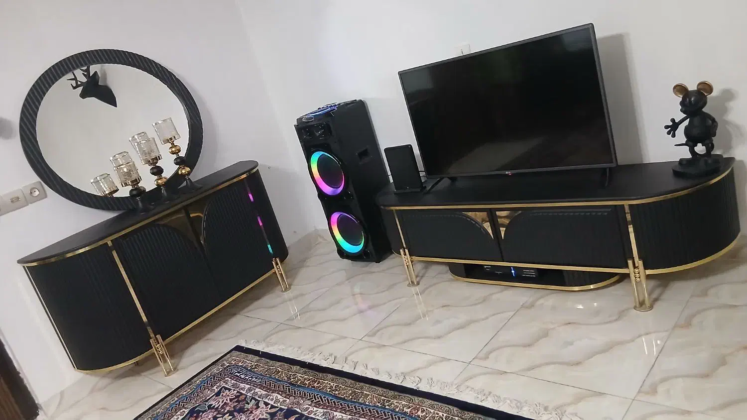 سلام فروش میز تی‌وی کنسول|بوفه، ویترین، کنسول|گرمسار, |دیوار