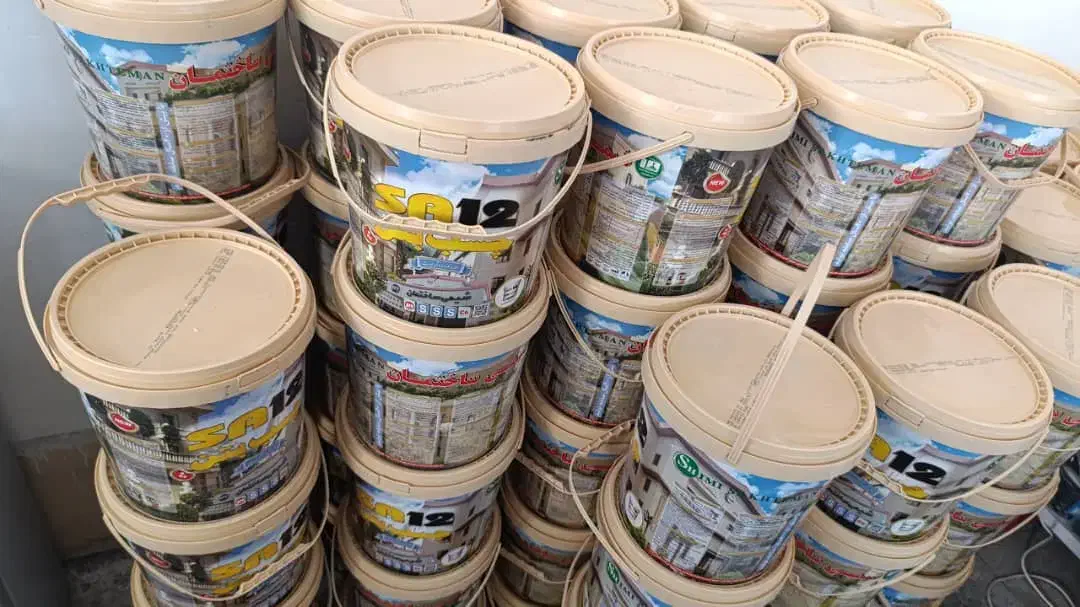 رنگ نما مورسکو اکریلیک مشکی sa12 روغنی حلب و گالن|مصالح و تجهیزات ساختمان|فردیس, شهرک ۱۱۰|دیوار