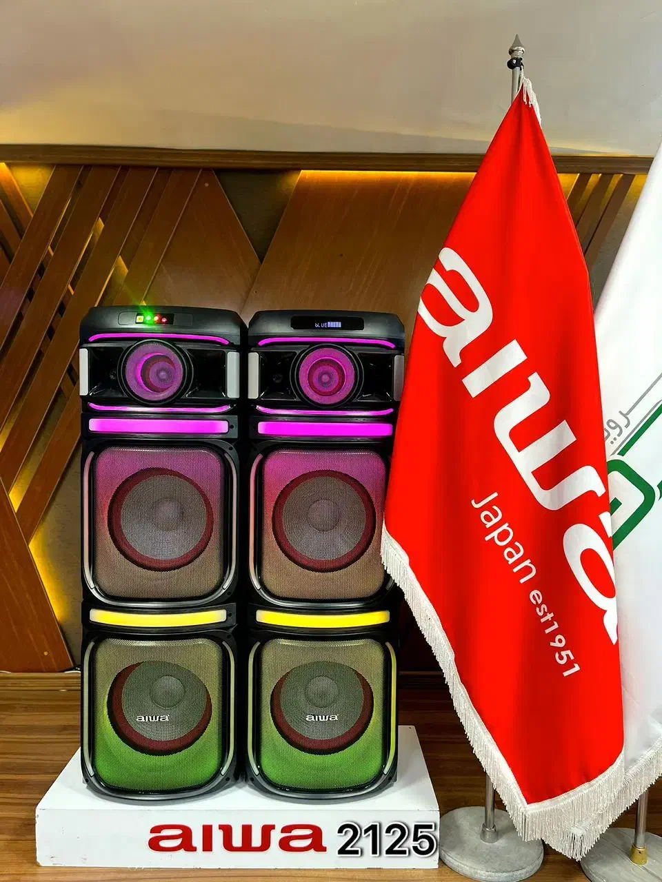 باند اسپیکر دوقلو خانگی آیوا میکرولب مکسیدر  (چکی)|سیستم صوتی خانگی|زنجان, |دیوار