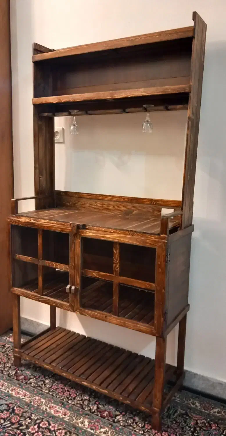 میز بار چوب روسی|بوفه، ویترین، کنسول|زاهدان, |دیوار