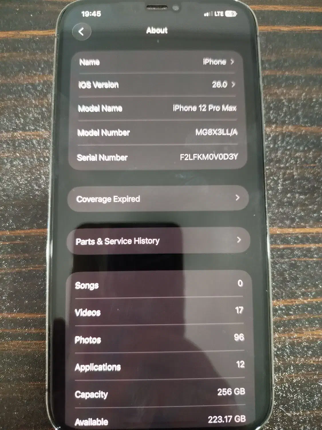 ایفون ۱۲ پرو مکس  ۲۵۶ گیگ LLA|موبایل|آستارا, |دیوار