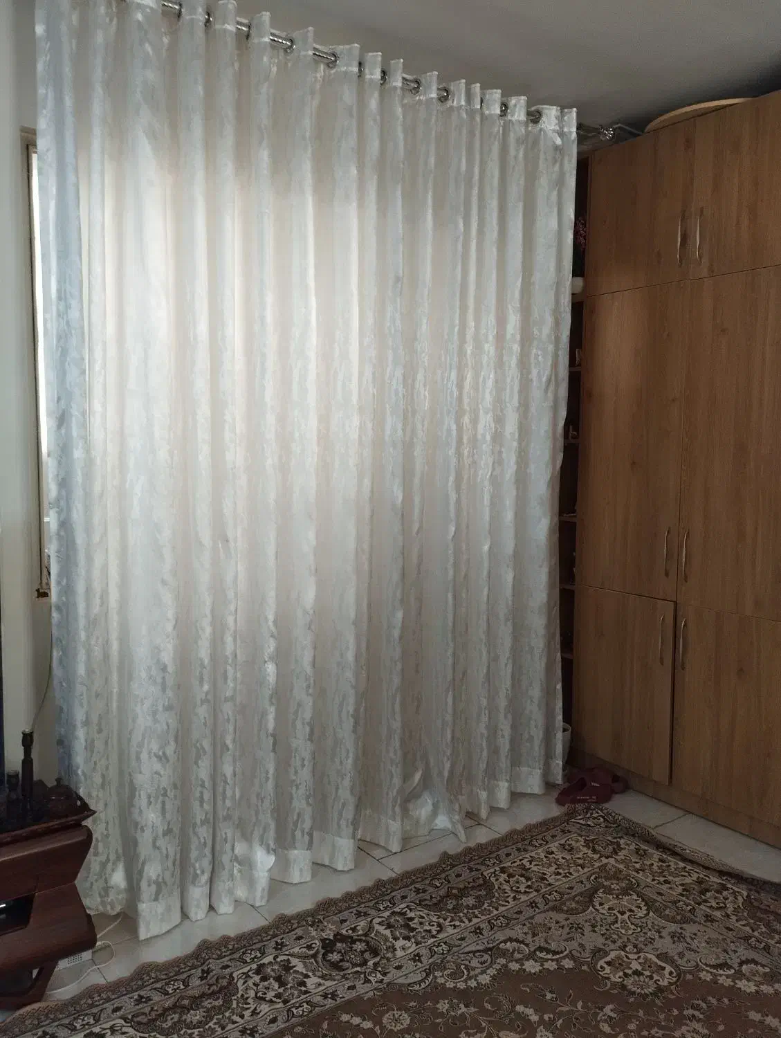 ۲ عدد پرده،|پرده، رانر، رومیزی|چهاردانگه (تهران), |دیوار
