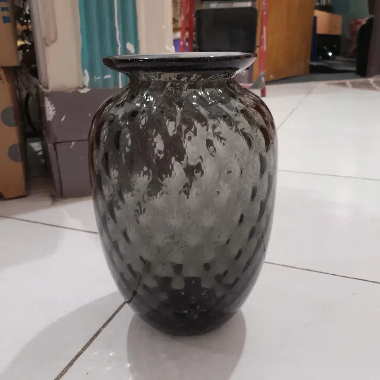 گلدان شیشه ای بزرگ خمره ای +نو|ظروف سرو و پذیرایی|تهران, شهران جنوبی|دیوار