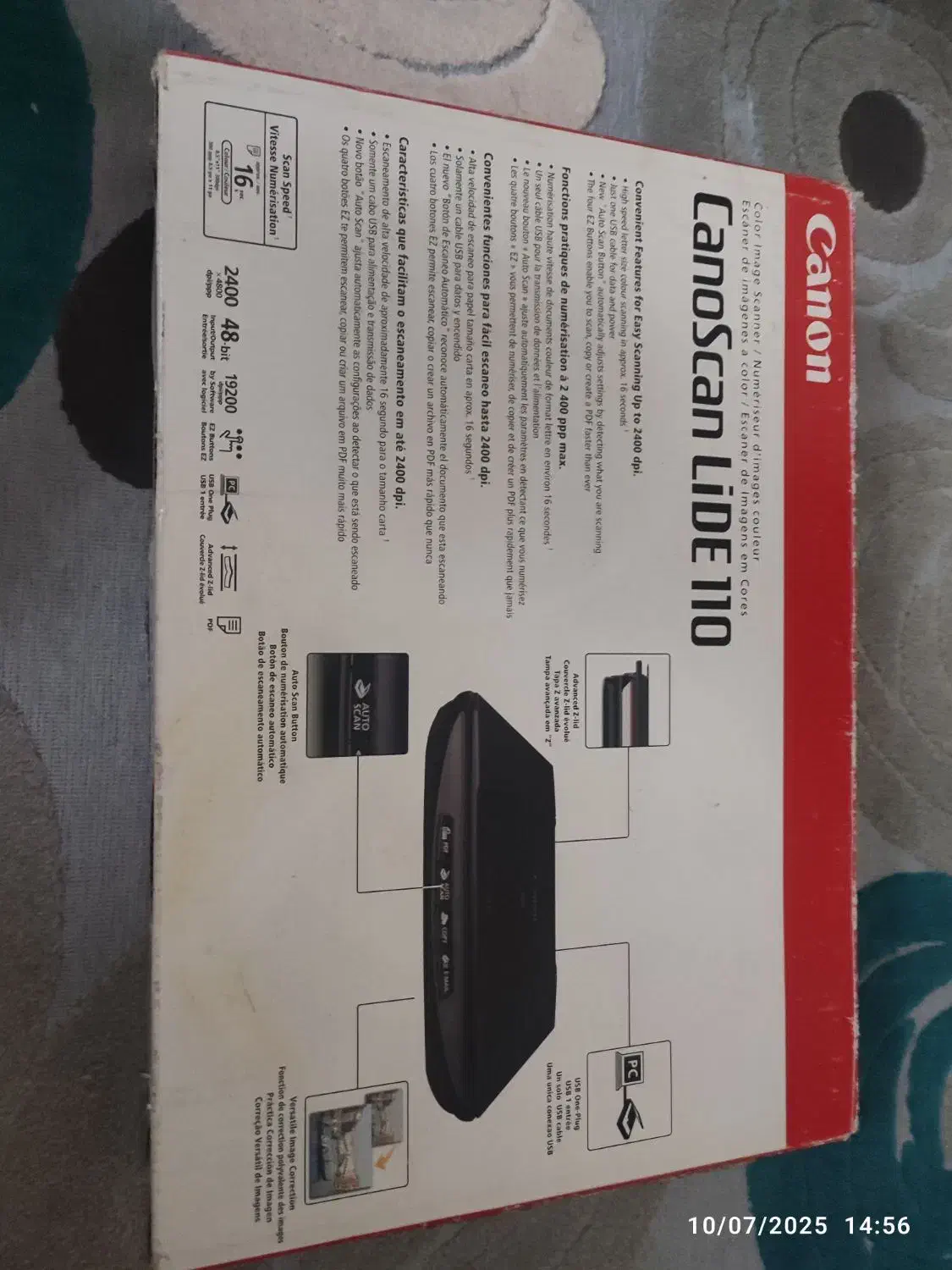 اسکنر canon lide 110|پرینتر، اسکنر، کپی، فکس|رشت, جهاد|دیوار