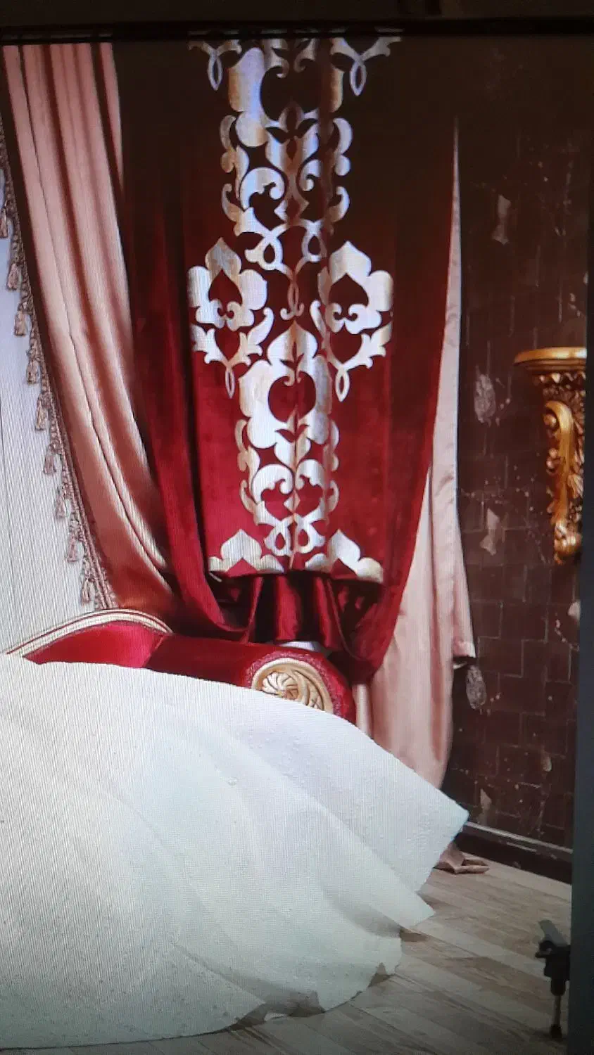 کتیبه|پرده، رانر، رومیزی|ری, فیروزآبادی|دیوار