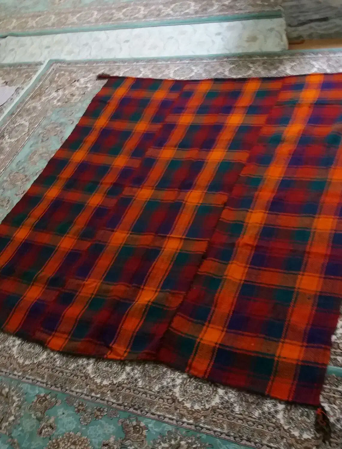 جاجیم دست باف|گلیم، جاجیم، گبه|نهاوند, |دیوار