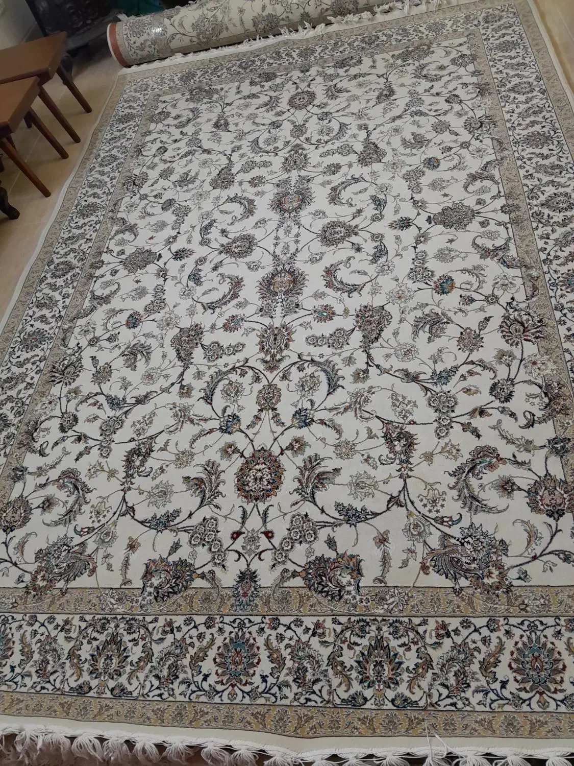 فرش ۶متری جفت ۷۰۰ شانه  درحدنو|فرش|اصفهان, برازنده|دیوار