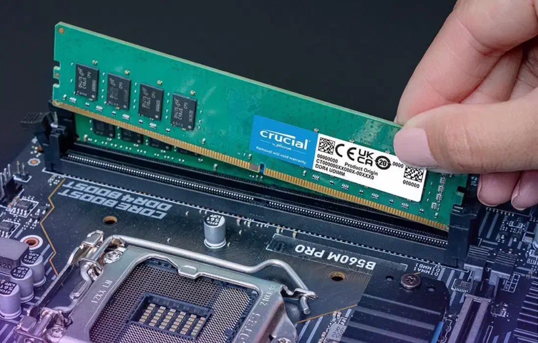 RAM 8 ddr4 3200 Crucial|قطعات و لوازم جانبی رایانه|تهران, فلسطین (میدان انقلاب)|دیوار