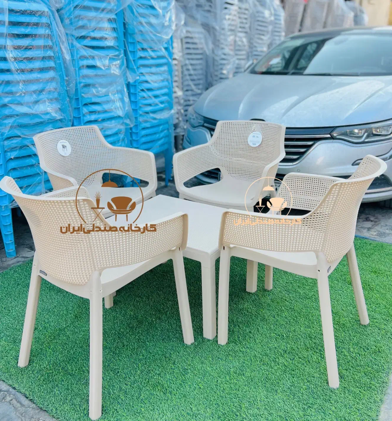 صندلی پلاستیکی باغی کافه طرح پارس|میز و صندلی غذاخوری|تهران, میدان ولیعصر|دیوار