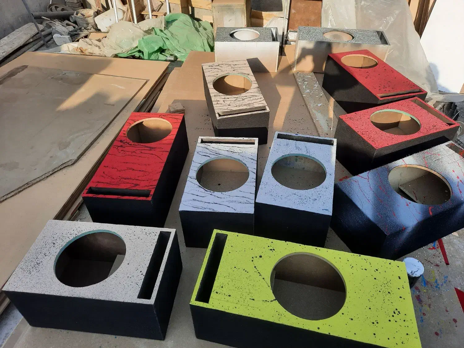 تخته ۳ سه بعدی طاقچه حجمی ساب باکس|قطعات یدکی و لوازم جانبی|مشهد, نوید|دیوار