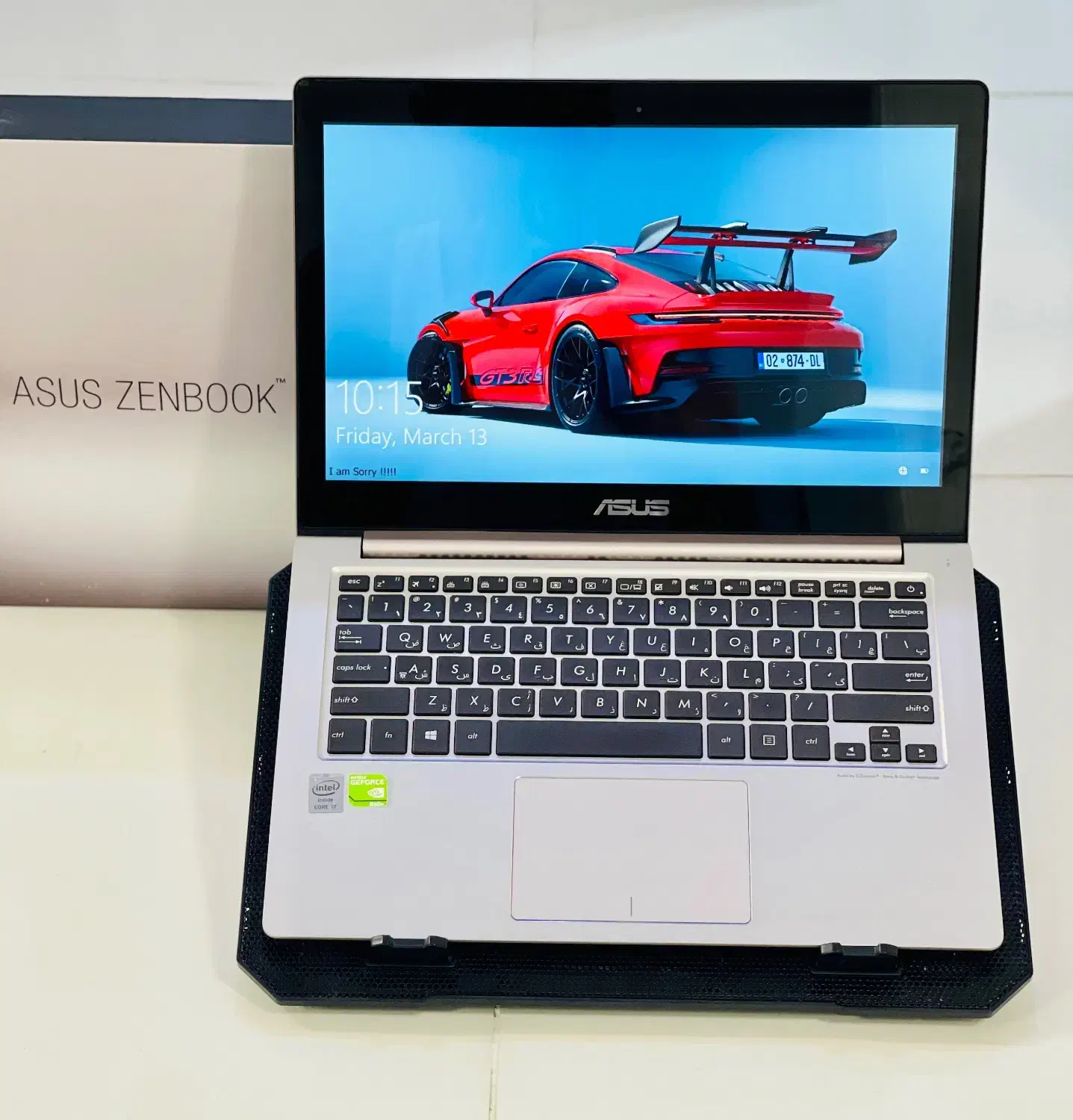 لپتاپAsus Zenbook گرافیک مجزا 512SSD پنل 3K تاچ i7|رایانه همراه|شیراز, عفیفآباد|دیوار