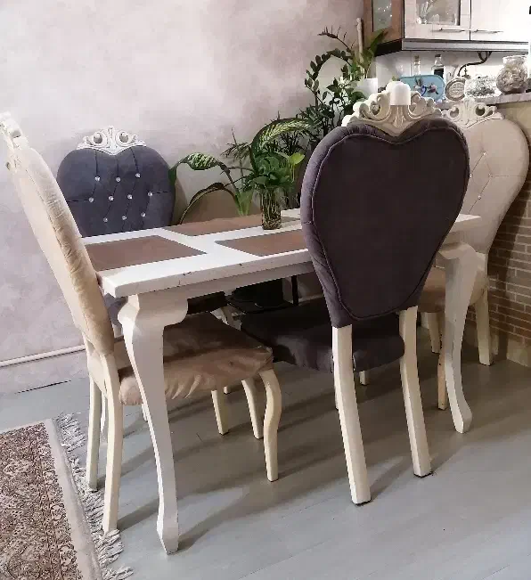 میز ناهار خوری 4 نفره|میز و صندلی غذاخوری|احمدآبادمستوفی, |دیوار