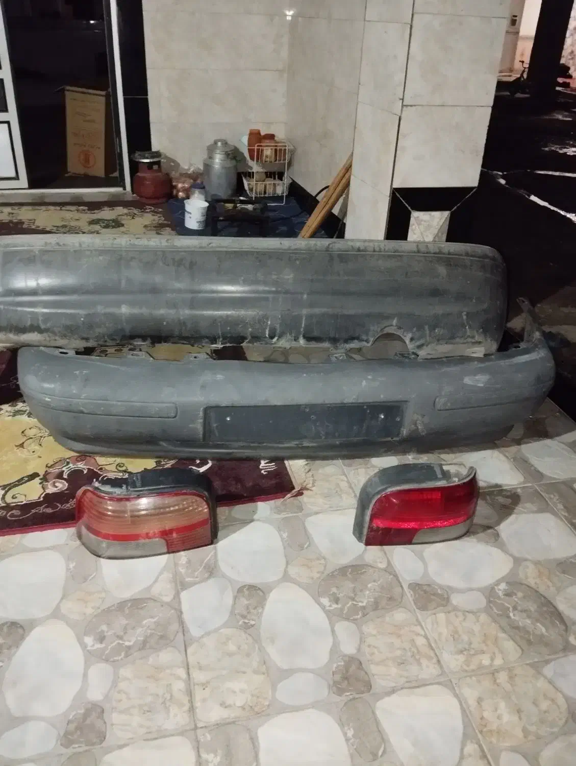 سپر عقب جلو پراید و جفت چراغ خطر|قطعات یدکی و لوازم جانبی|انبارآلوم, |دیوار