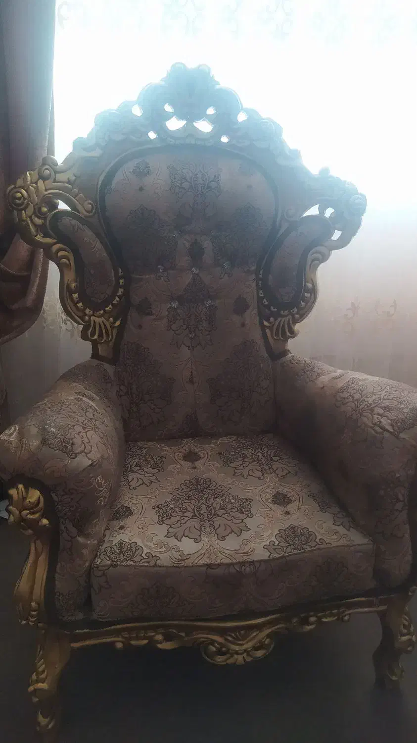 مبل سلطنتی 9نفره|مبلمان خانگی و میز عسلی|اهر, |دیوار