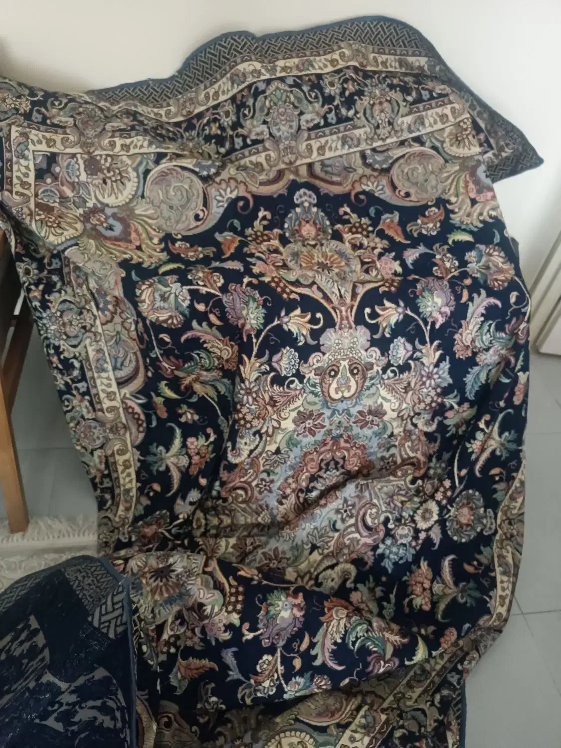 روفرشی سرمه ای|روفرشی|پرند, فاز ۶|دیوار