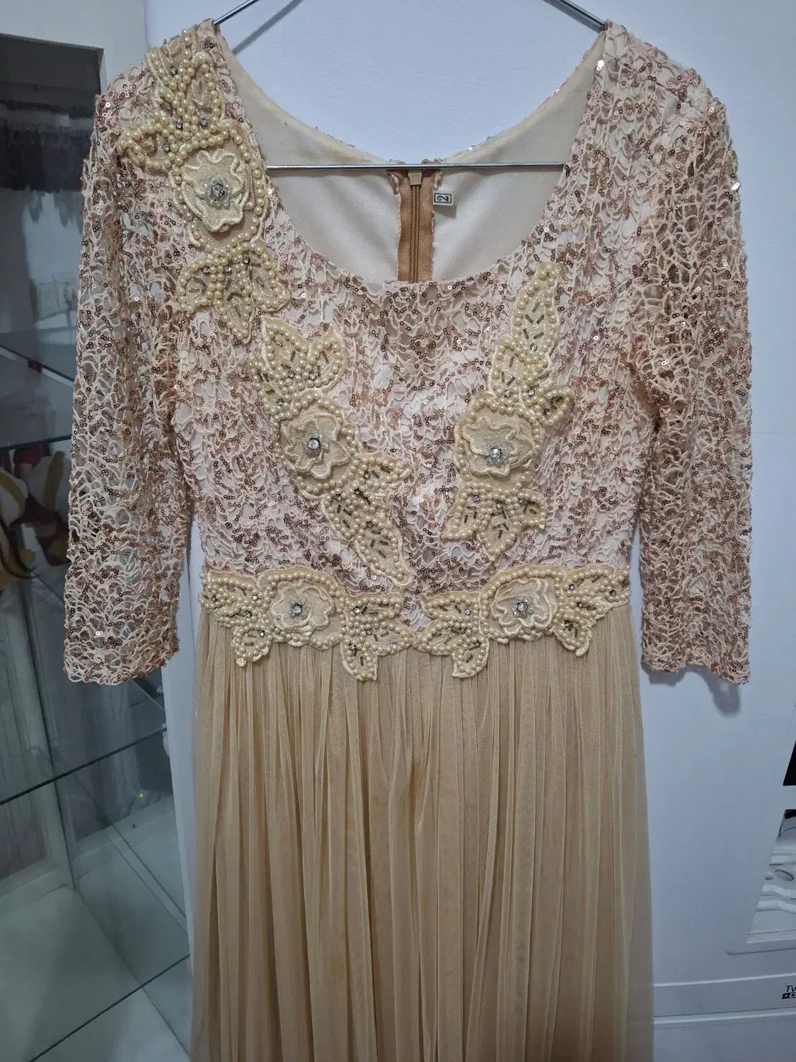 لباس مجلسی بلند کار شده|لباس|کردکوی, |دیوار