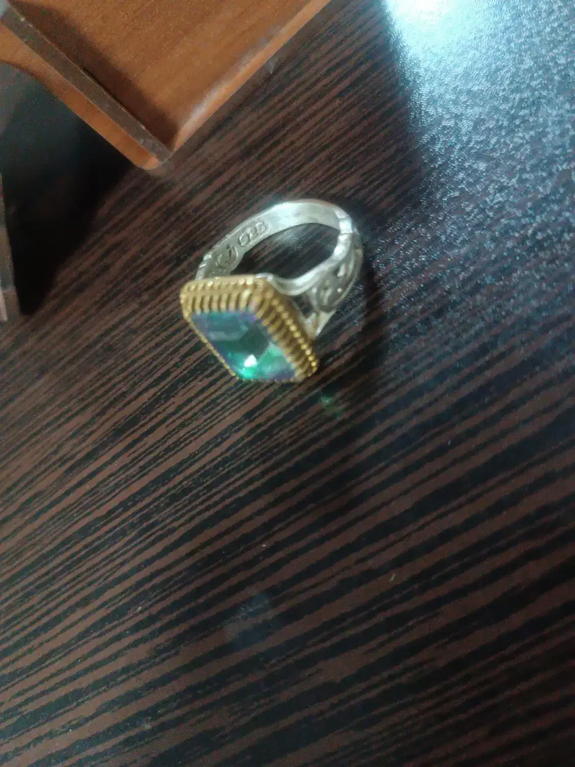 انگشتر توپاز نقره سایز 63|جواهرات|لاهیجان, کوی آزادگان|دیوار