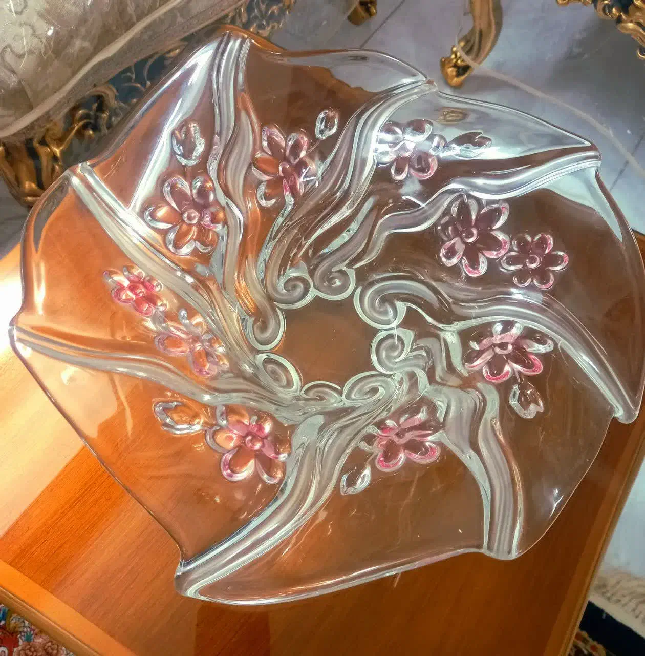 کاسه کریستال میوه خوری والتر|ظروف سرو و پذیرایی|قم, انسجام|دیوار