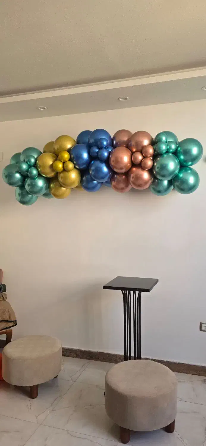 ریسه بادکنک|صنایع دستی و سایر لوازم تزئینی|آبادان, |دیوار