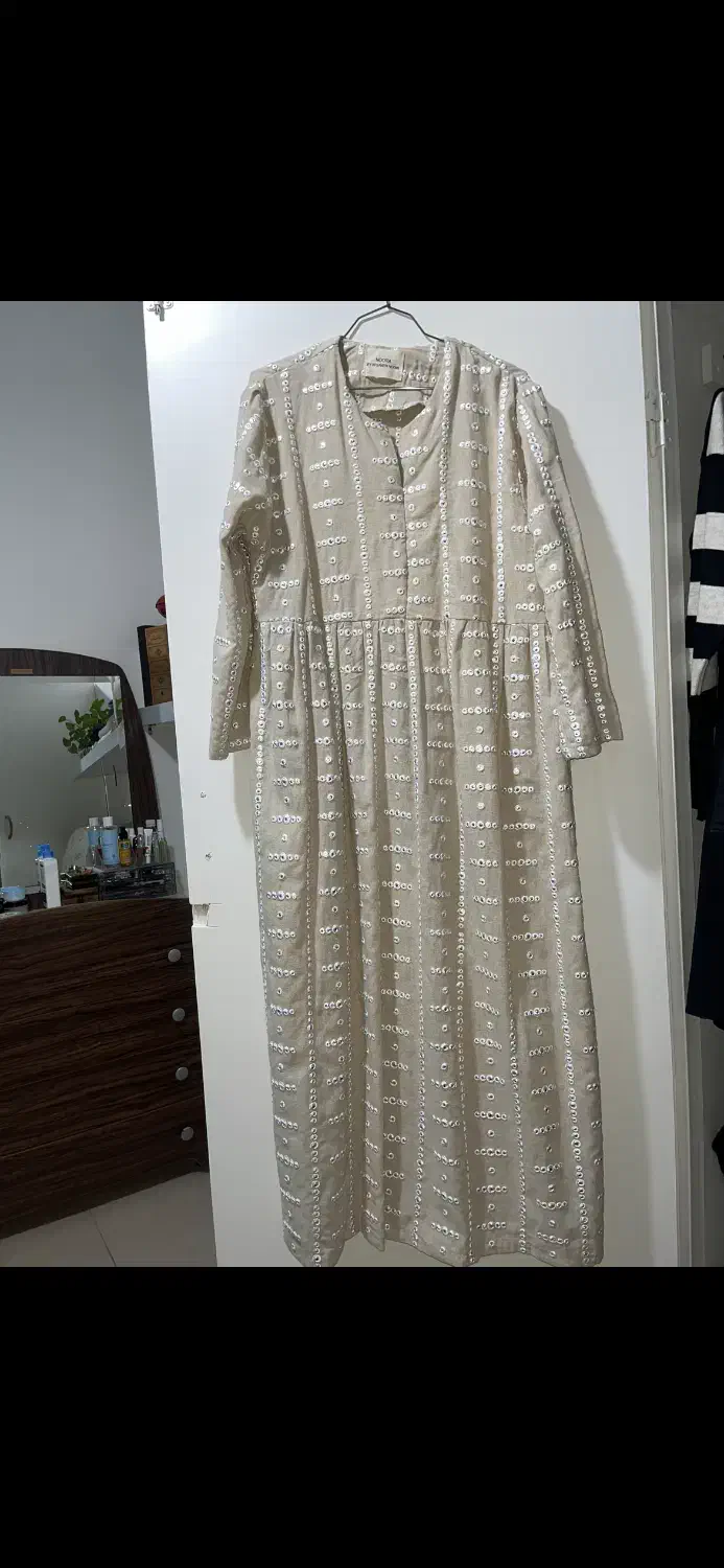 پیراهن  بلند آیننه کاری|لباس|کرج, شهرک جهان‌نما|دیوار