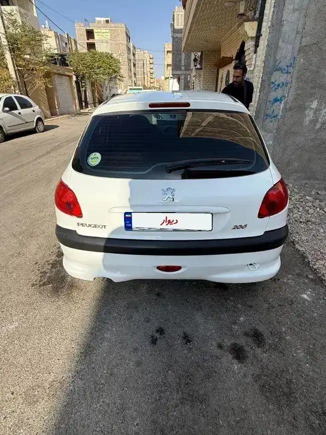 پژو ۲۰۶ مدل ۱۴۰۱ سفید|خودرو سواری و وانت|کرمان, |دیوار