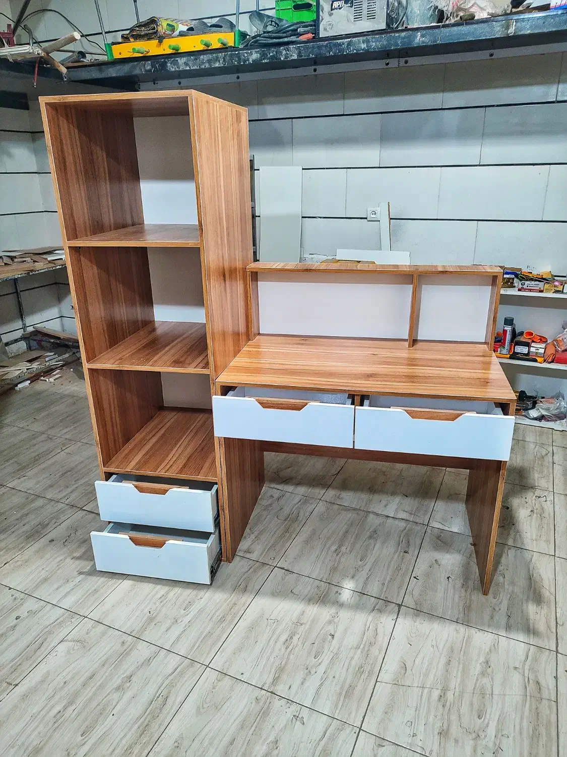 میز تحریر و کتابخانه|میز تحریر و کامپیوتر|خرم‌آباد, |دیوار