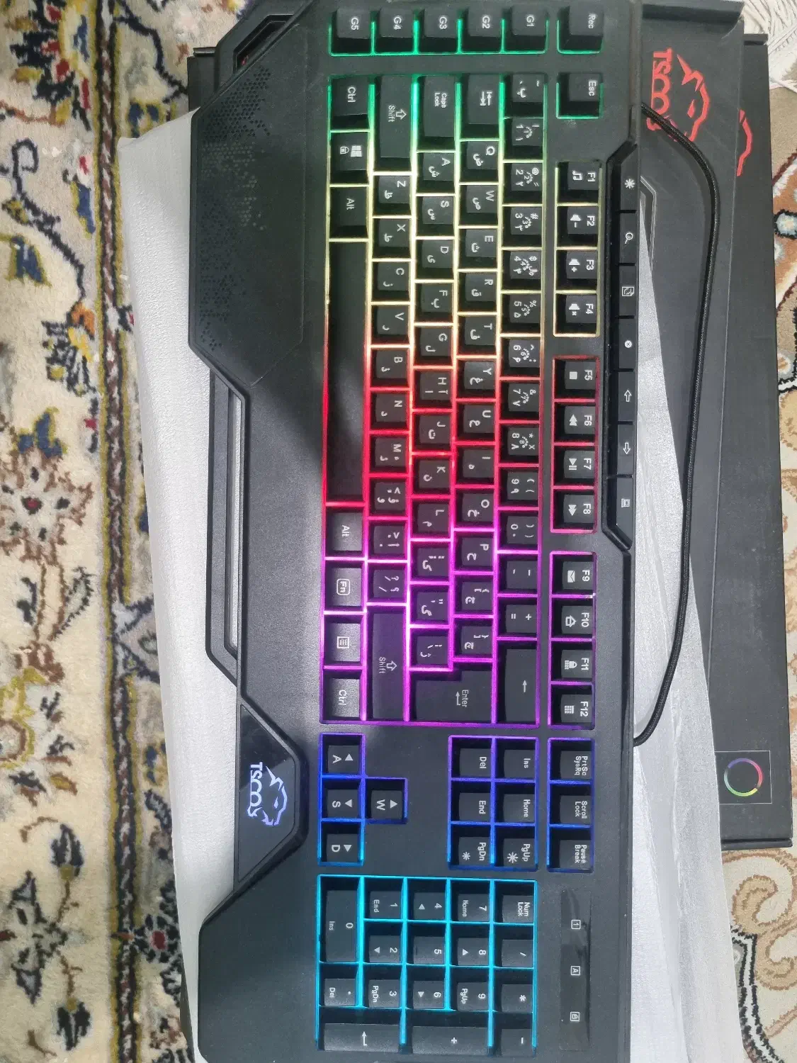 کیبرد گیمینگ تسکو rgb|قطعات و لوازم جانبی رایانه|تهران, شمس‌آباد|دیوار