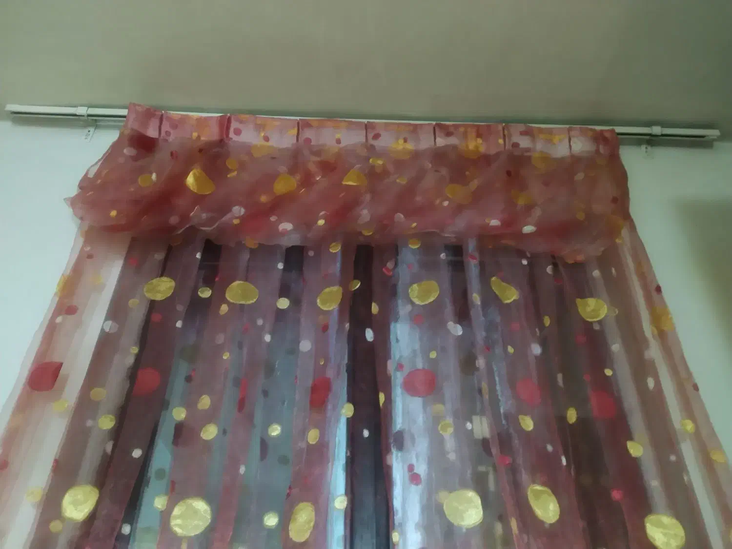 پرده آشپزخانه نو و سالم و تمیز|پرده، رانر، رومیزی|تهران, خلیج فارس|دیوار