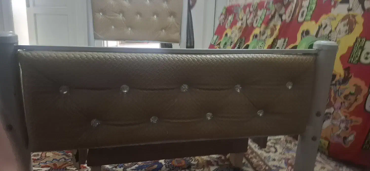 تخت نوجوان با تشک طبی سالم|تخت و سرویس خواب|مشهد, صیاد شیرازی|دیوار