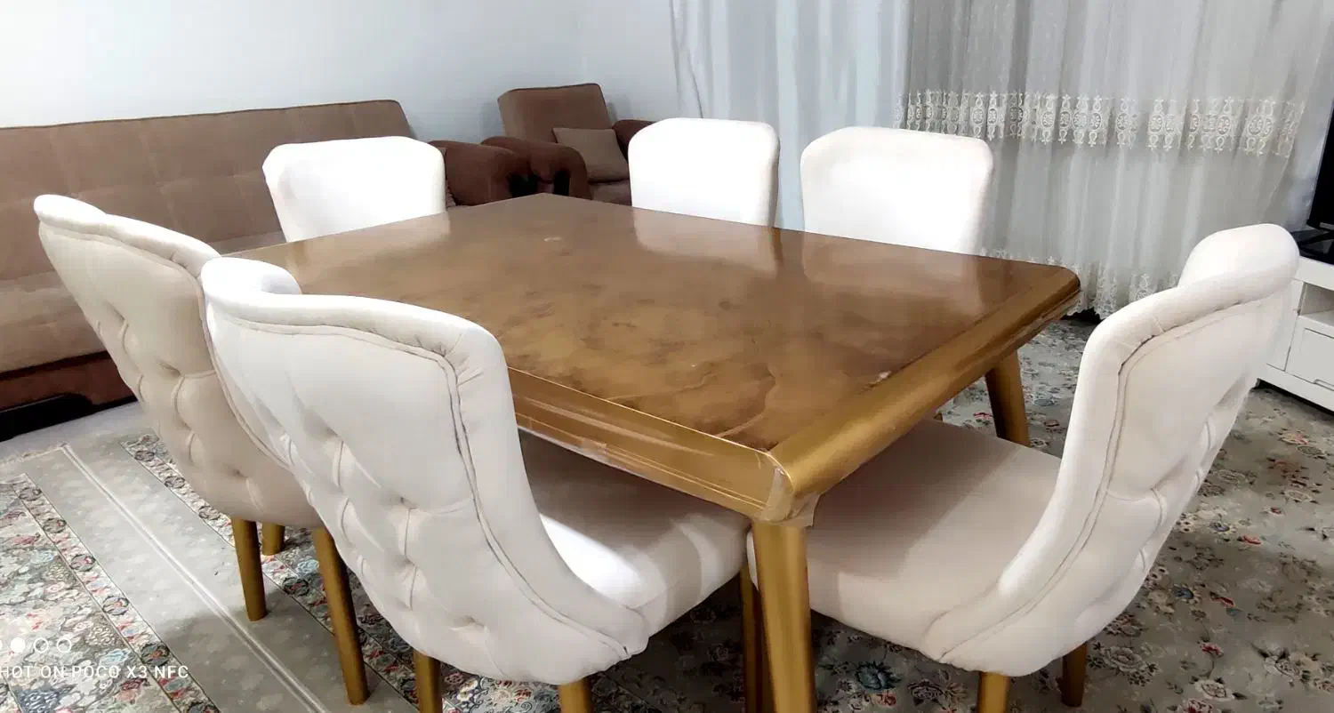 میز نهارخوری ۶نفره در حد صفر|میز و صندلی غذاخوری|سردشت, |دیوار