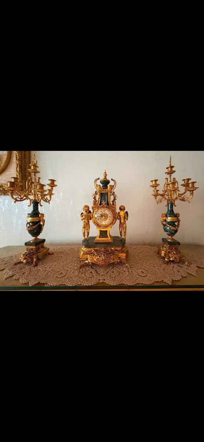 کنسول و ساعت شمعدان|بوفه، ویترین، کنسول|ری, شهید غیوری (ابن باویه)|دیوار