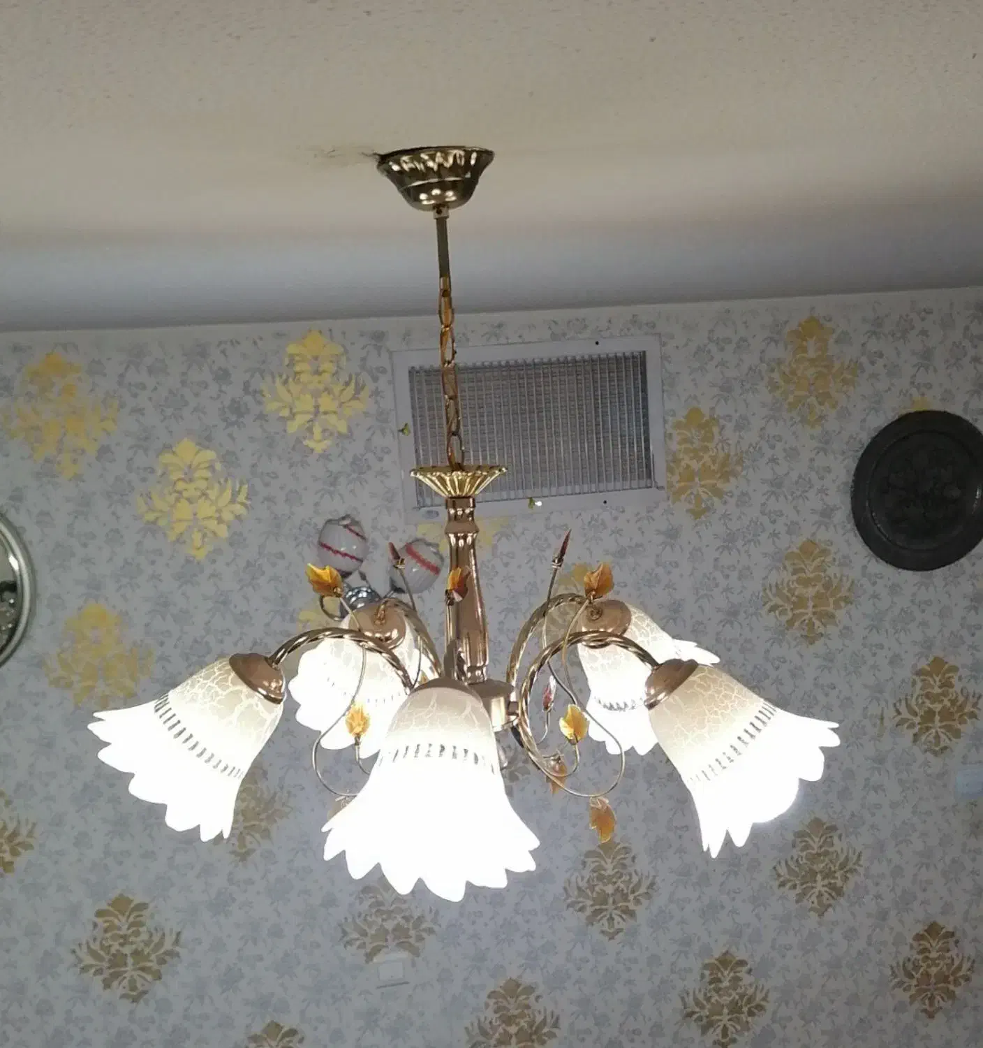 لوستر|لوستر و چراغ آویز|کرمانشاه, |دیوار