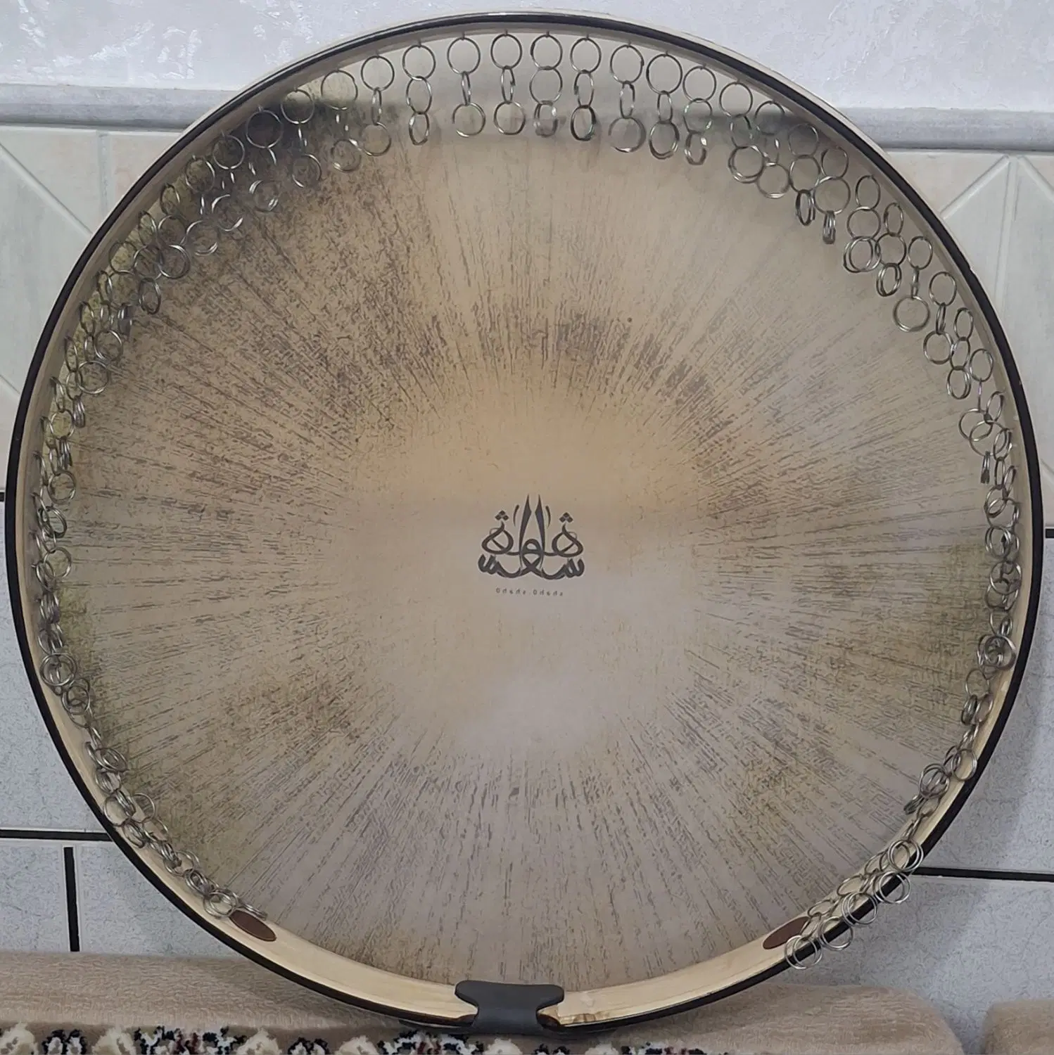 دف خورشید|سازهای سنتی|ساوه, |دیوار